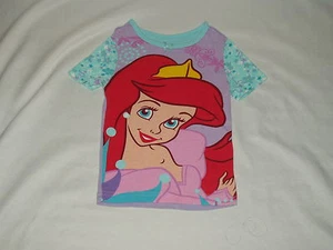 Disney Store ARIEL The LITTLE MERMAID Mädchen PYJAMA OBERTEIL Größe 3 - Bild 1 von 3