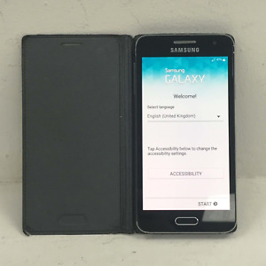 Samsung Galaxy A3 16GB Midnight Black (Unlocked) Smartphone Mobile Camera 503231
