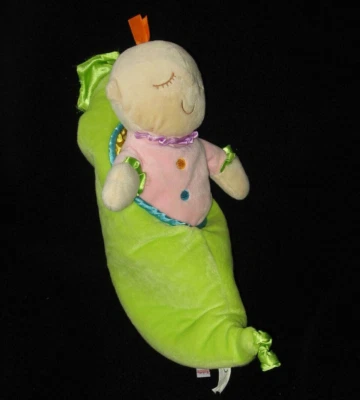 Muñeca de juguete Manhattan Sweet Pea Pod bebé Lovey peluche 2 piezas verde rosa Foto 1 de 4