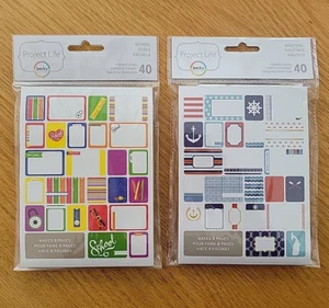 NEW Project Life Becky Higgins Scrapbook Journal Cards School & Nautical Themed - Picture 1 of 10