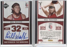 2011-12 Panini Limited Retired Numbers Signatures /50 Bill Walton #2 Auto HOF