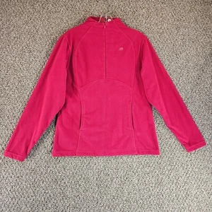 New Balance Fleece Womens Medium  Long Sleeve 1/4 Zip Pullover Red - Picture 1 of 10