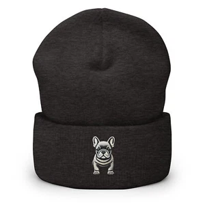 Gorro con puños bordado Bulldog Francés - Imagen 1 de 8