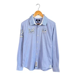 Camicia manica lunga con bottoni logo grande LA MARTINA Argentina - Foto 1 di 14