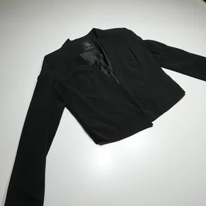 Cotton On Outer Wear Cropped Blazer Jacket Size XS Open Front Casual City Lined - Picture 1 of 18