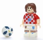 Luka Modric Croatia Football Player World Cup Custom Mini-figure w/ Soccer Ball