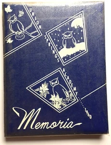 1960 Memoria Yearbook Union Springs Academy Union Springs, New York - Picture 1 of 9