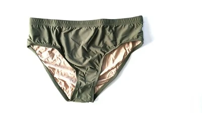 Pantalones de natación Athena lisos de cintura media, ejército, para mujer 10 Foto 1 de 3