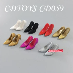 cdtoys cd059 1/6 High Heels Shoes Model Fit 12" Female Phicen Figure Body Toy - Picture 1 of 12