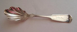 ANTIKER ZUCKERLÖFFEL STERLINGSILBER H.J. HOWE & CO. & M.B. PUNZE NAME STELLA - Bild 1 von 12