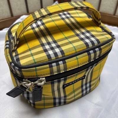 Bolsa patrón cuadros BURBERRY amarillo Foto 1 de 4