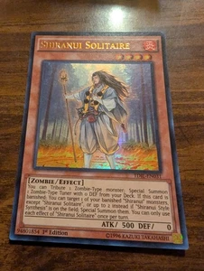 Yugioh Shiranui Solitär TDIL-DE031 Ultra Rare 1. Auflage NM - Bild 1 von 2