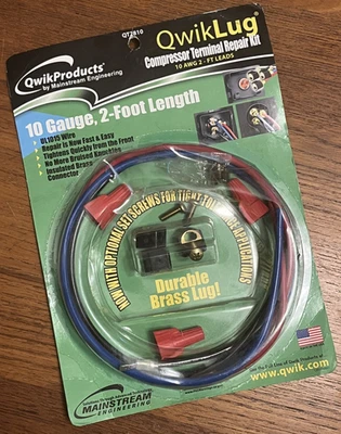 Kit de reparación de terminales de compresor QwikLug (10 AWG - 2 pies) QT2810 Foto 1 de 4
