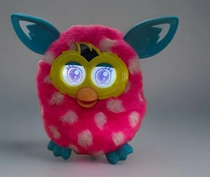 Hasbro Furby Boom Pois Rosa e Bianco 2012 Giocattolo Interattivo Testato e Funzionante - Foto 1 di 5