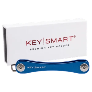 KeySmart Porta llaves compacto original en caja de regalo (azul) - Imagen 1 de 5