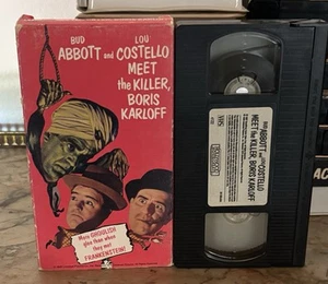 Abbott and Costello Meet the Killer Boris Karloff VHS - Picture 1 of 2
