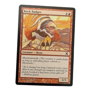 Rock Badger - 10th Edition #226/383 MTG Magic The Gathering LP - Picture 1 of 2