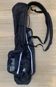 PING MoonLite E2 Black Dual Strap Sunday Carry Golf Bag - Picture 1 of 11