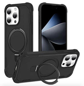 iPhone 15 Pro Hülle mit unsichtbarem Magnetring Ständer [kompatibel mit Magnet] - Bild 1 von 6