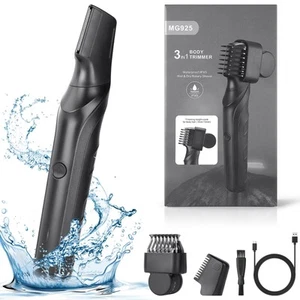 Rasoio Elettrico Corpo Uomo 3 In 1 Impermeabile IPX5 Depilatore Con Pettini - Foto 1 di 24