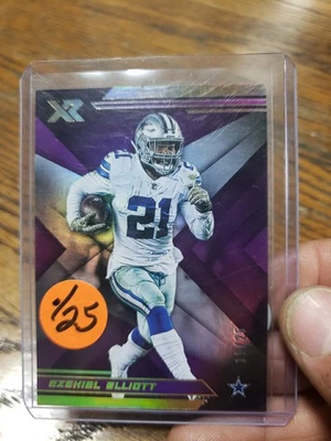 2019 XR 紫色 */25 Ezekiel Elliott 达拉斯牛仔  — 第 1/2 张图片