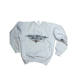 Vintage Harley Davidson Motorcycle Fat Boys Rule Sweatshirt, Dayton Ohio - M - Picture 1 of 7