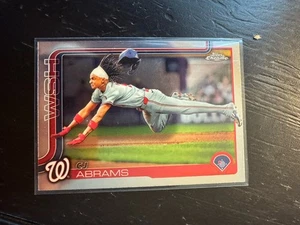 2025 Topps Chrome - C.J. Abrams #176 Washington Nationals - Bild 1 von 2