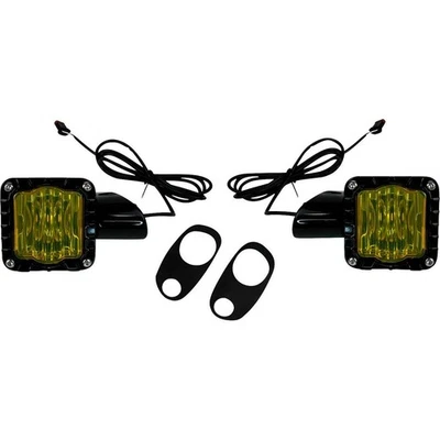 Custom Dynamics Black/Yellow Shark Demon LED Turn Signals SD-RG-FT-YB - Image 1 of 2