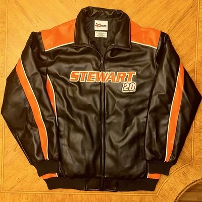 Chaqueta Chase Authentics Tony Stewart #20 Mediana Nascar Negra Naranja Home Depot Foto 1 de 4