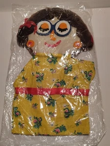 Pupazzo vintage anni 50 Knickerbocker insegnante mano 10" Lady sigillato in fabbrica - Foto 1 di 8