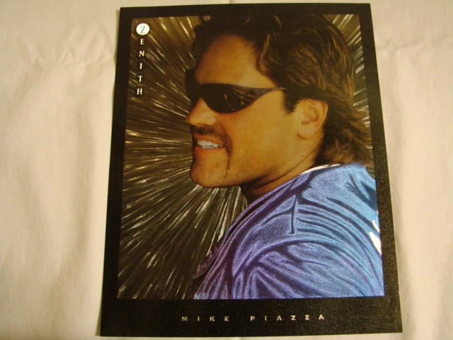 Mike Piazza 1997 Zenith # 5 foto 8 x 10 sem assinatura Los Angeles Dodgers - Imagem 1 de 1