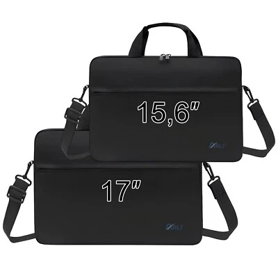 ARLI Laptoptasche 15 15,6 16 17 Zoll mit Trolleyband Umhängetasche Handtasche - Bild 1 von 4