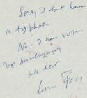 “German Conductor” Lukas Foss Hand Written 5.5X4 Note