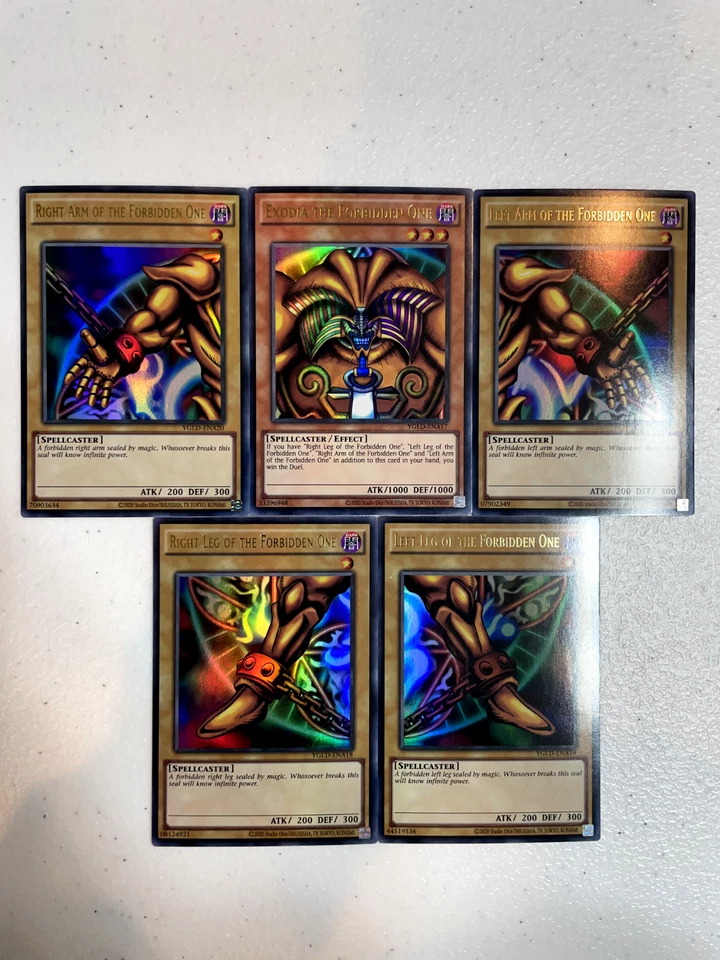 yugioh exodia the forbidden one complete set ygld ultra rare S028 - Image 1 of 1