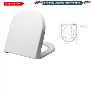 Toilet Seat for Duravit Starck 3 - Soft Close and Quick Release Design - Picture 1 of 8