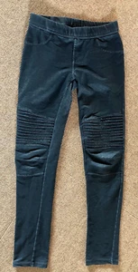 here+there C&A:grau-schwarze Hose (Leggings) Gr. 164, getragener Artikel - Bild 1 von 6