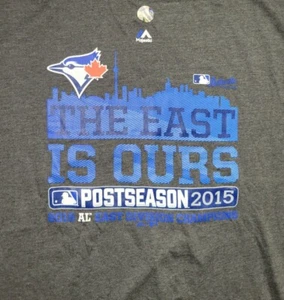 Men's Toronto Blue Jays Majestic 2015  East Division Champions The East Is Ours - Picture 1 of 8