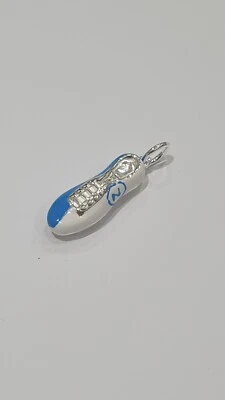 CIONDOLETTO SCARAMANTICO ARGENTO SCUDETTO NAPOLI- GADGET- SCARPETTA LOGO NAPOLI - Immagine 1 di 2