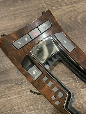 Buick LaCrosse Center Console Gear Shifter Trim Bezel Woodgrain 2010-2013 - Image 1 of 4