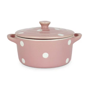 Keramiktopf Isabelle Rose Mit Deckel In Shabby Chic Tupfen 5154 - Bild 1 von 4