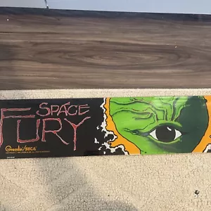 1981 Original Vintage SPACE FURY MARQUEE Sega Gremlin Rare Hard To Find - Picture 1 of 10