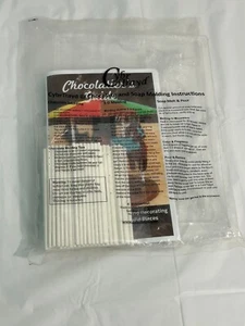 NEW Cybr Trayd TRAIN Theme Plastic Soap OR Chocolate Mold & Lollipop Sticks - Picture 1 of 4
