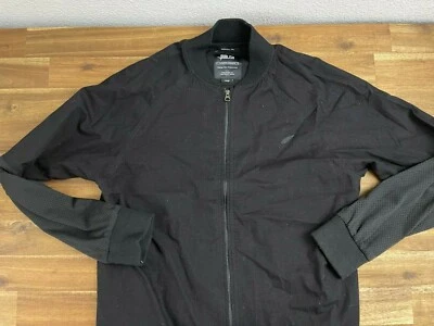 Chaqueta negra Publish para hombre talla grande cremallera completa adulto Foto 1 de 3