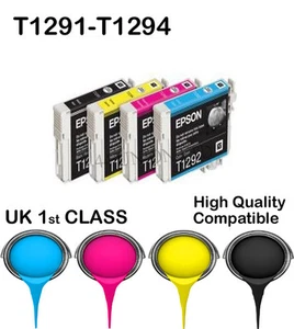 12 COMPATIABLE INKS for Epson Stylus SX235W SX420W SX425W SX435W SX438W SX445W - Picture 1 of 1