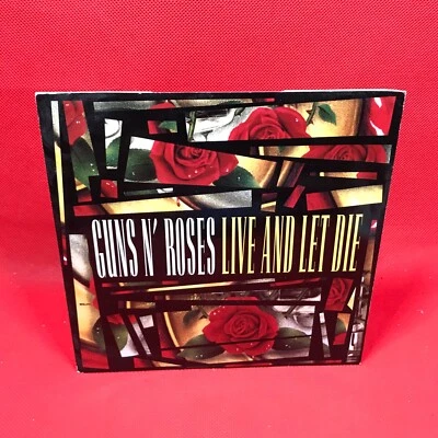 GUNS N ROSES Live And Let Die 1991 UK 7" vinyl single 45 record & ~~~ - Image 1 of 4