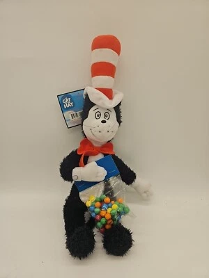 "El gato en el sombrero peluche Dr. Seuss 2003 mercancía oficial de la película 12"" con etiquetas" Foto 1 de 4
