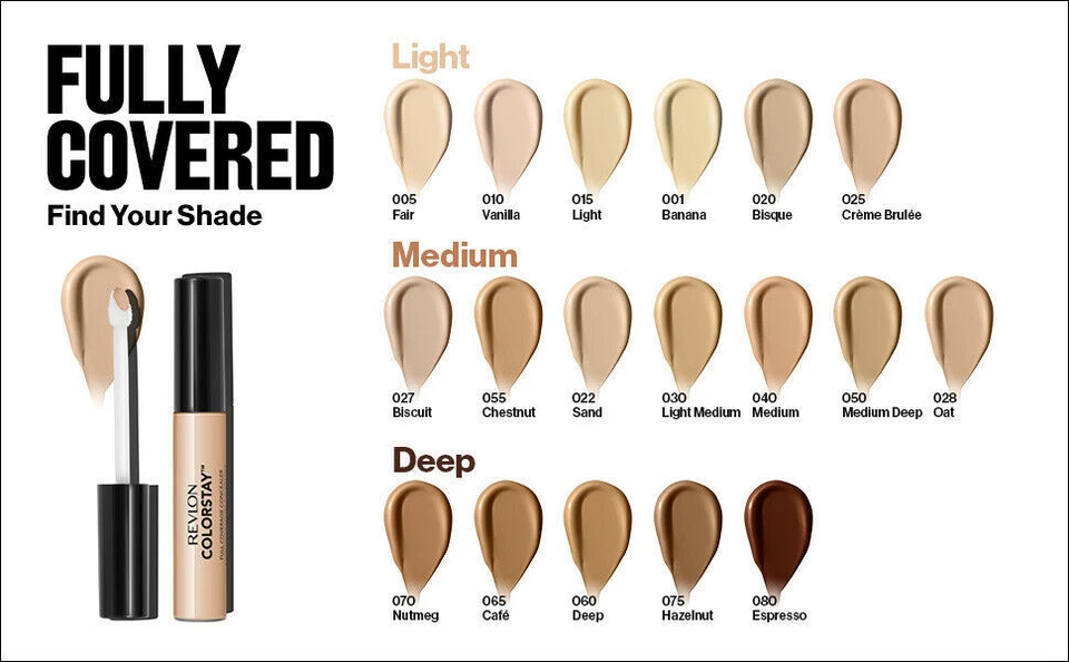 Revlon Colorstay Full Coverage Concealer Your Choice Color Shade Sealed - Image 1 of 1