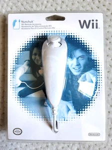 NIB Nintendo Wii Official White Nunchuk Controller Remote Accessory Authentic - Picture 1 of 4