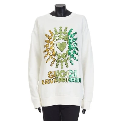 Sudadera GUCCI 1650$ Algodón Blanco Love Parade Foto 1 de 4
