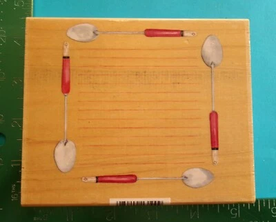 NOTAS DE CUCHARA All Night Media - Tarjeta de receta Sello de goma 995K03 Foto 1 de 2